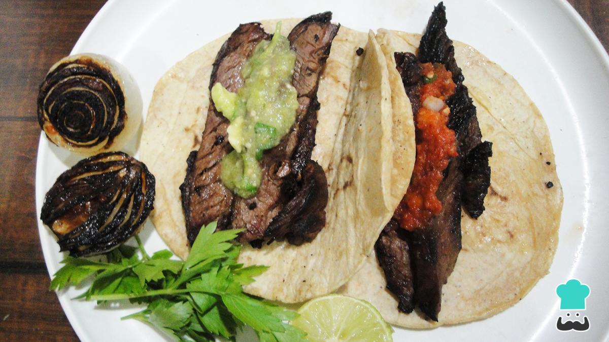 Receta de Tacos de arrachera