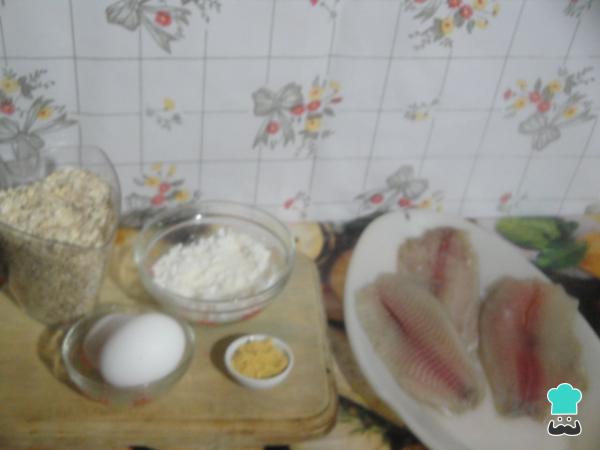 Receta de Filete de pescado con costra de coco - Paso 1