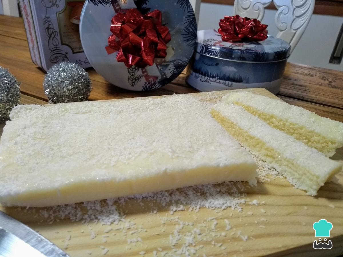 Receta de Turrón de coco