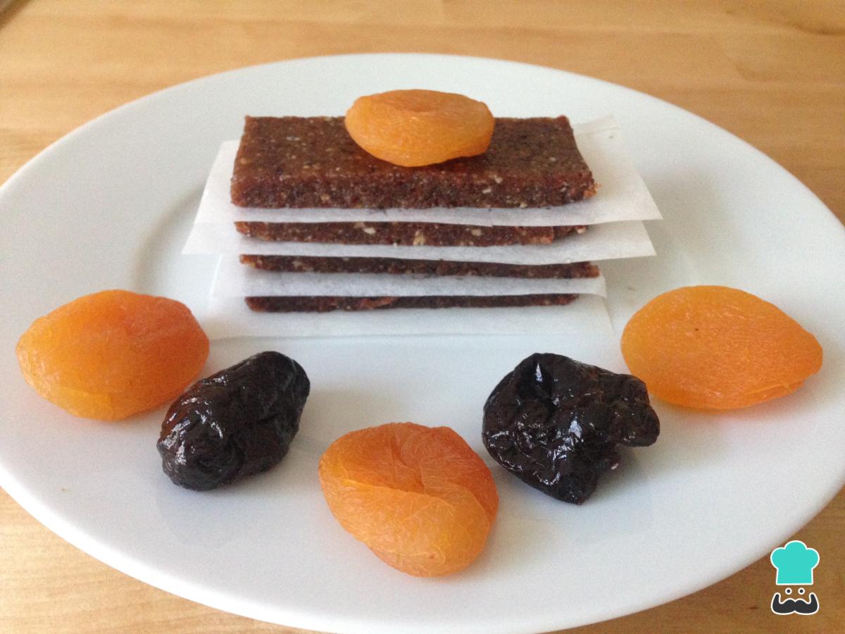 Receta de Barritas energéticas con fruta