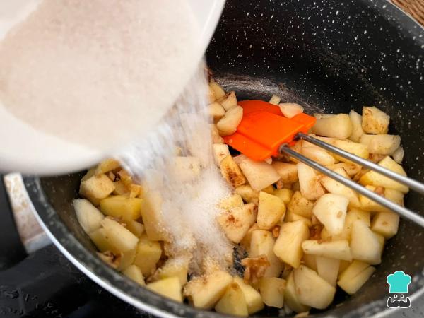 Receta de Kuchen de manzana con crema pastelera - Paso 4