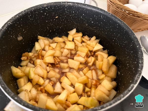 Receta de Kuchen de manzana con crema pastelera - Paso 5