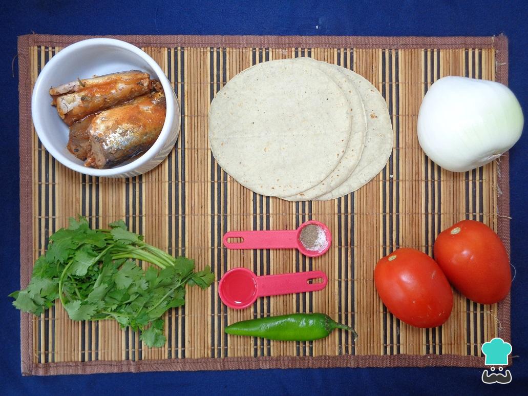 Quesadillas de sardina de lata Fácil