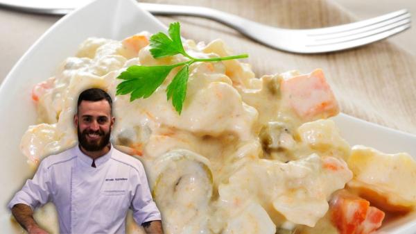Alfredo Vozmediano, chef: "Estos ingredientes cambian por completo la ensaladilla rusa y queda mucho más cremosa"