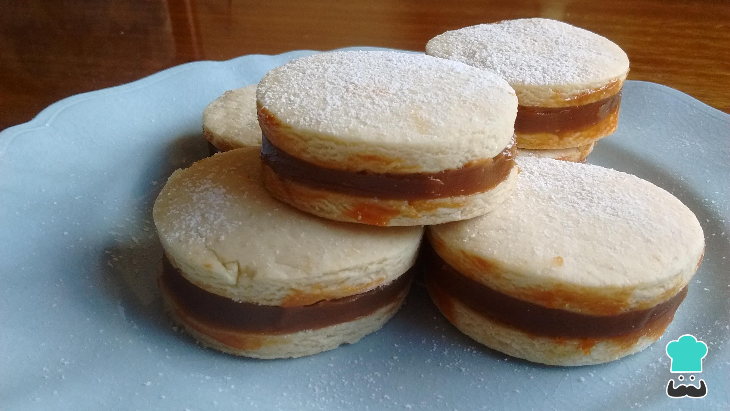 Alfajores con dulce de leche - Receta FÁCIL