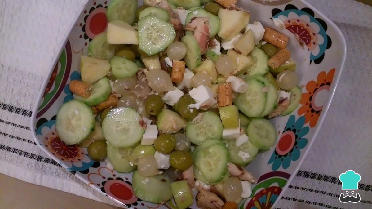 Receta de Ensalada de pepino y manzana
