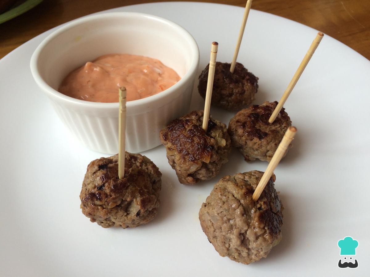 Receta de Bolitas de carne para fiestas