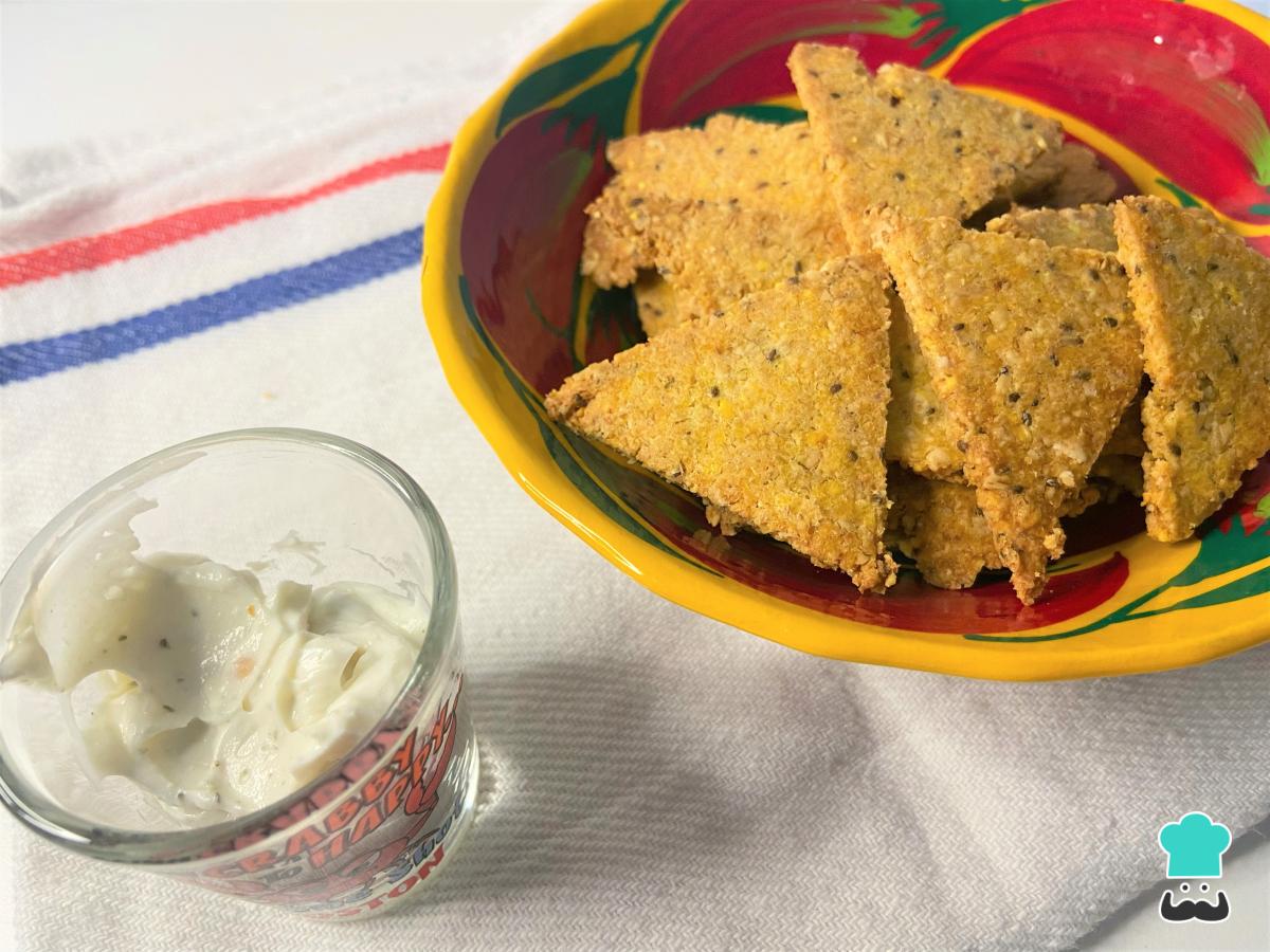 Receta de Nachos de avena