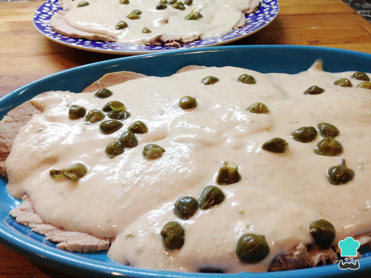 Receta de Vitel toné