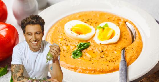 Roberto Bosquet, cocinero: “El mejor salmorejo sin pan y alto en proteínas se hace con 1 kg de tomates, 2 ajos y 3 huevos”