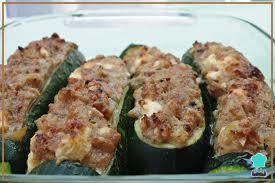 Receta de Calabacines rellenos de queso