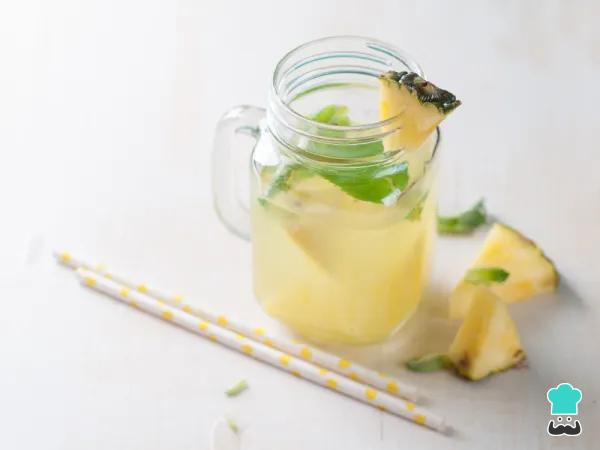 15 licuados para bajar de peso en la noche - Té de piña para adelgazar