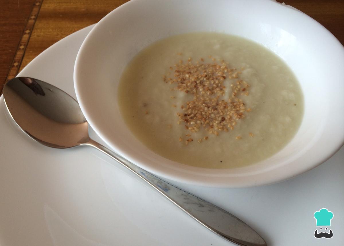 Receta de Crema de coliflor light