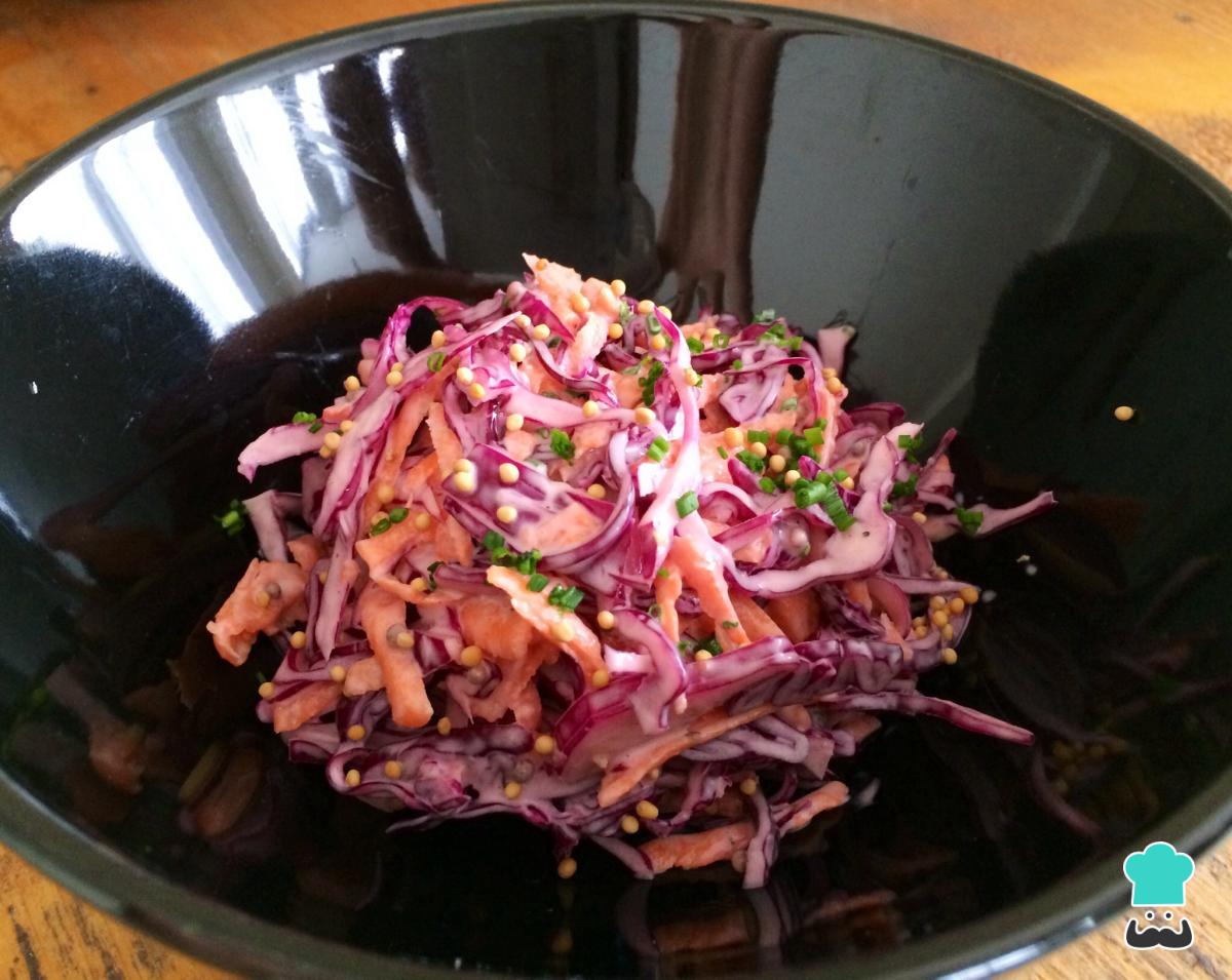 Receta de Ensalada americana de col