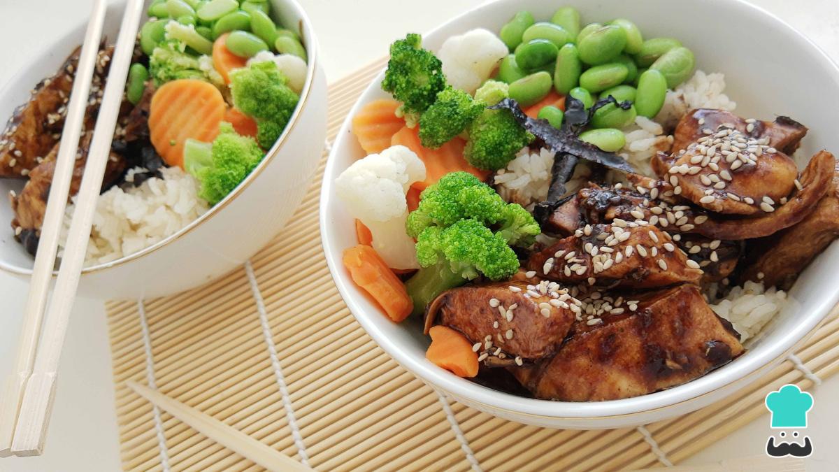 Receta de Poke de pollo