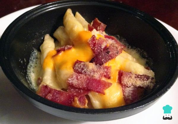 Receta de Bacon cheese fries