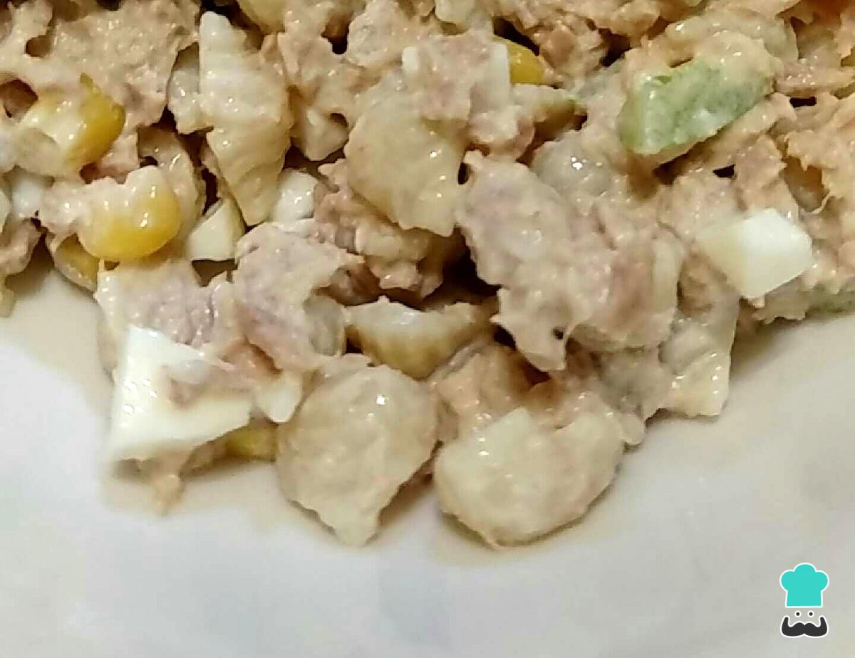 Receta de Ensalada de atún con huevo y mayonesa