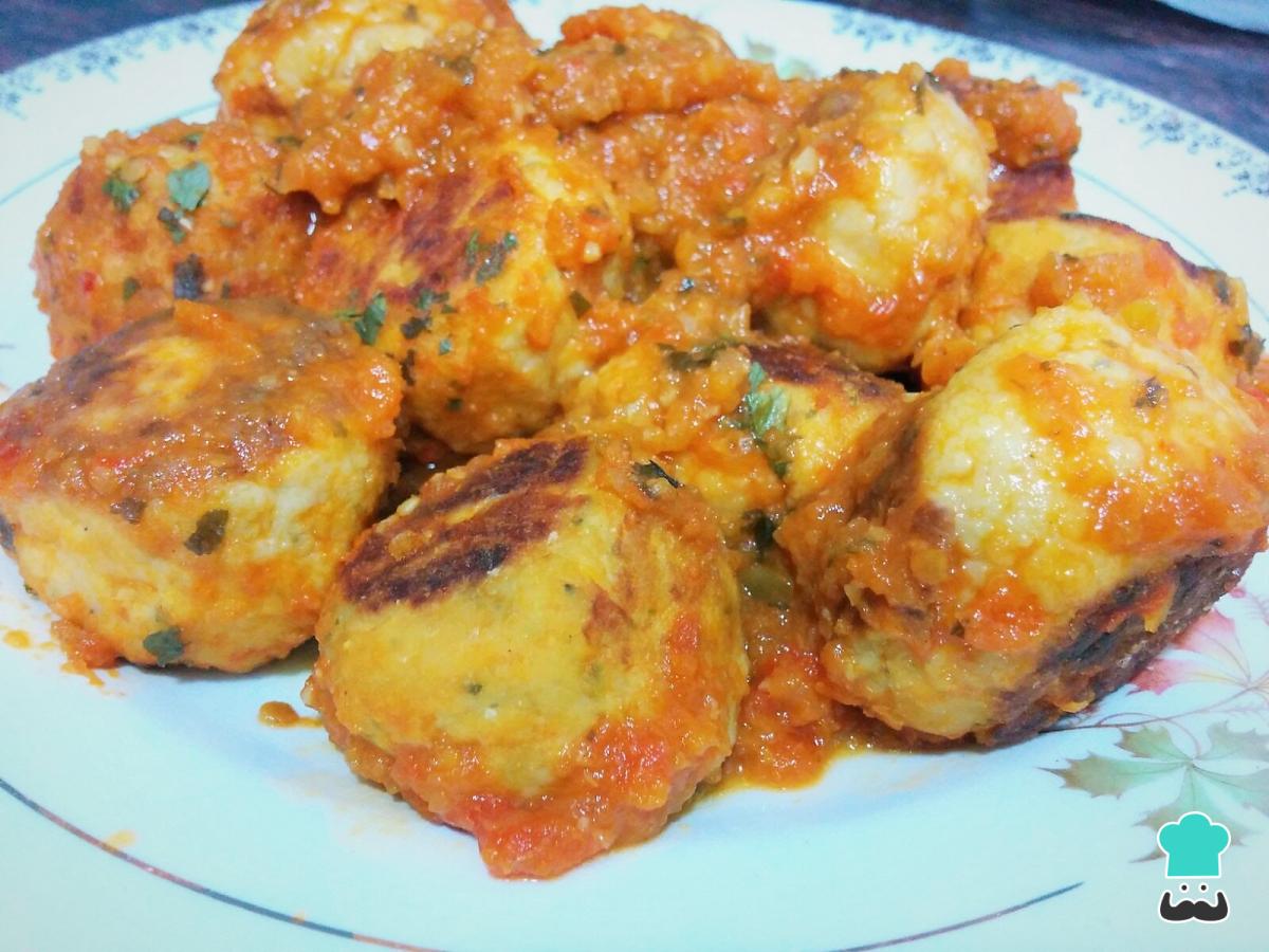 Receta de Albóndigas de pollo sanas