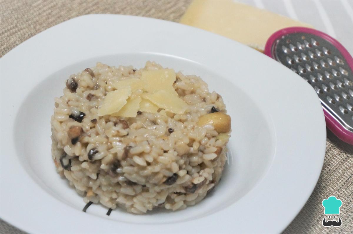 Receta de Risotto de champiñones