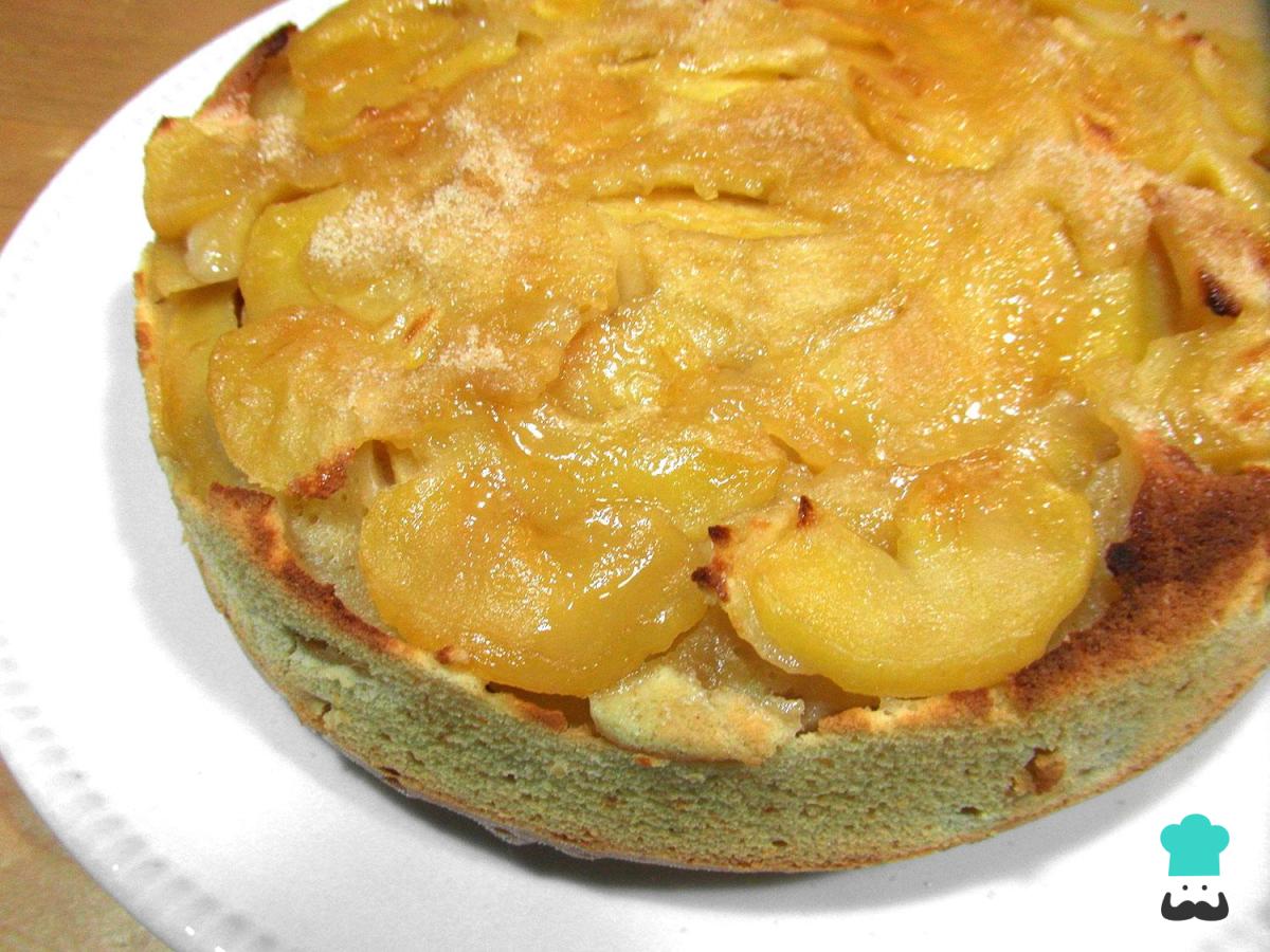 Receta de Tarta de manzana de bizcocho