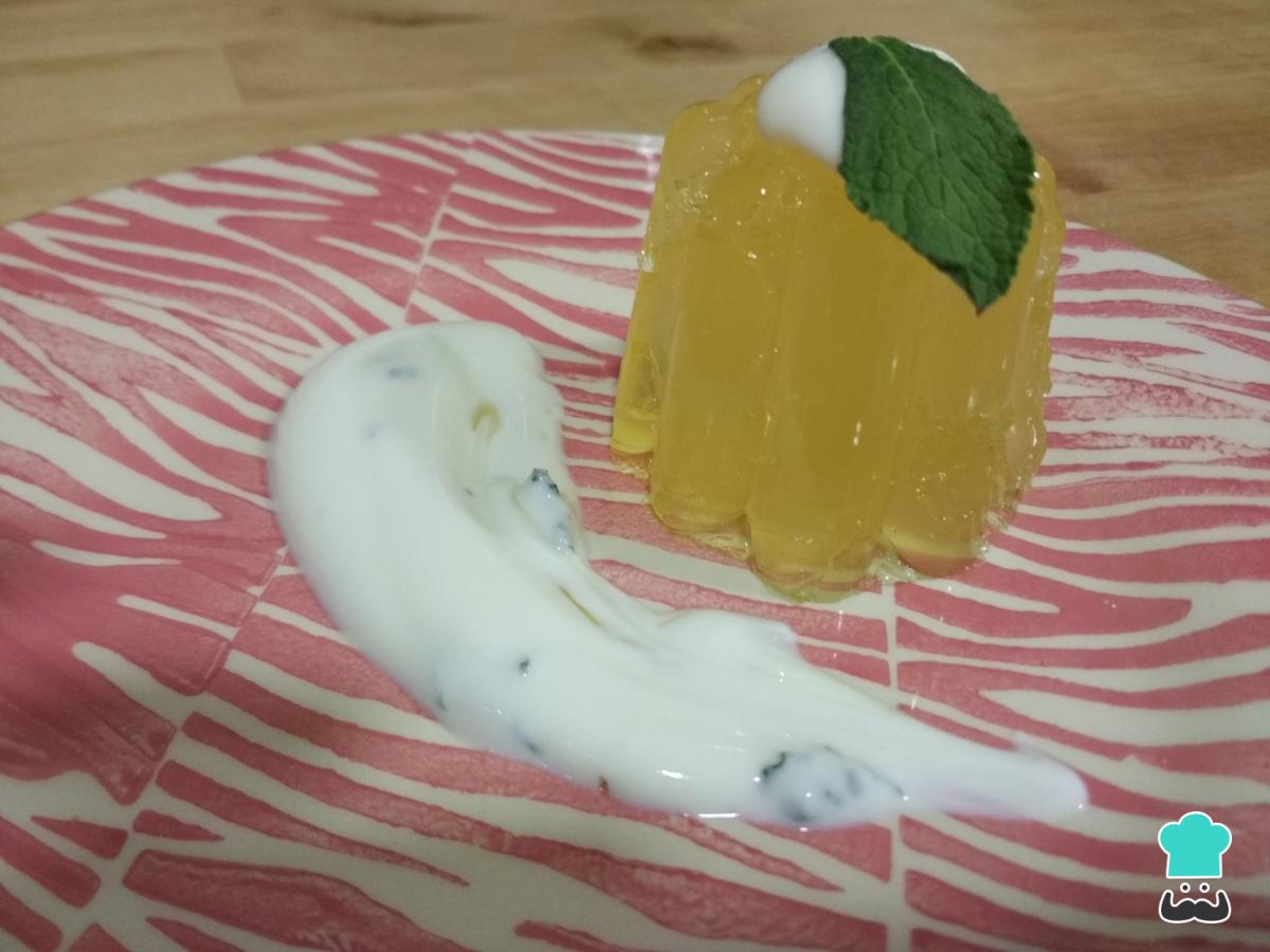 Receta de Gelatina de limon natural