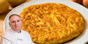 José Andrés, chef: “Para darle la vuelta a la tortilla de patatas sin que se rompa, moja ligeramente el plato con agua”