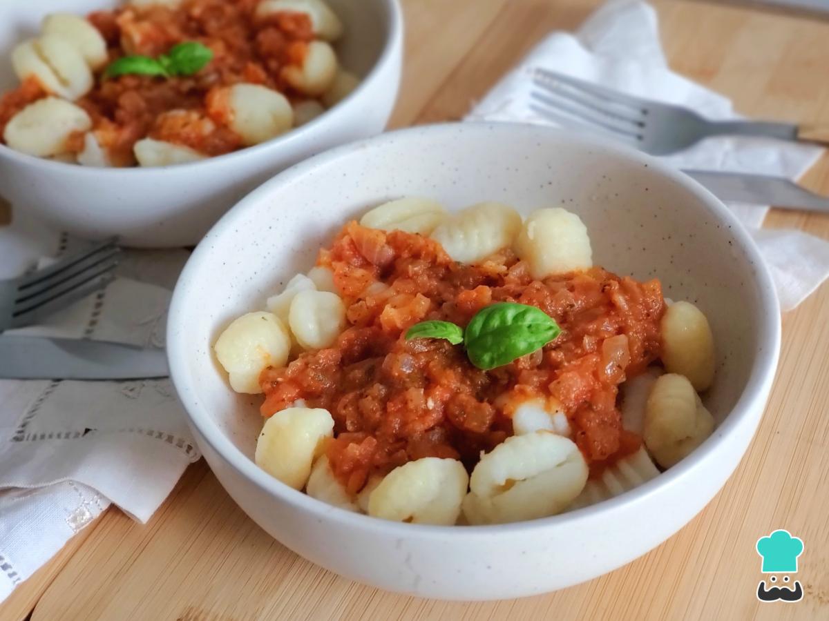 Receta de Ñoquis de papa para 2 personas