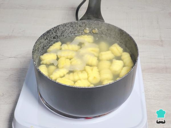 Receta de Ñoquis de papa para 2 personas - Paso 7
