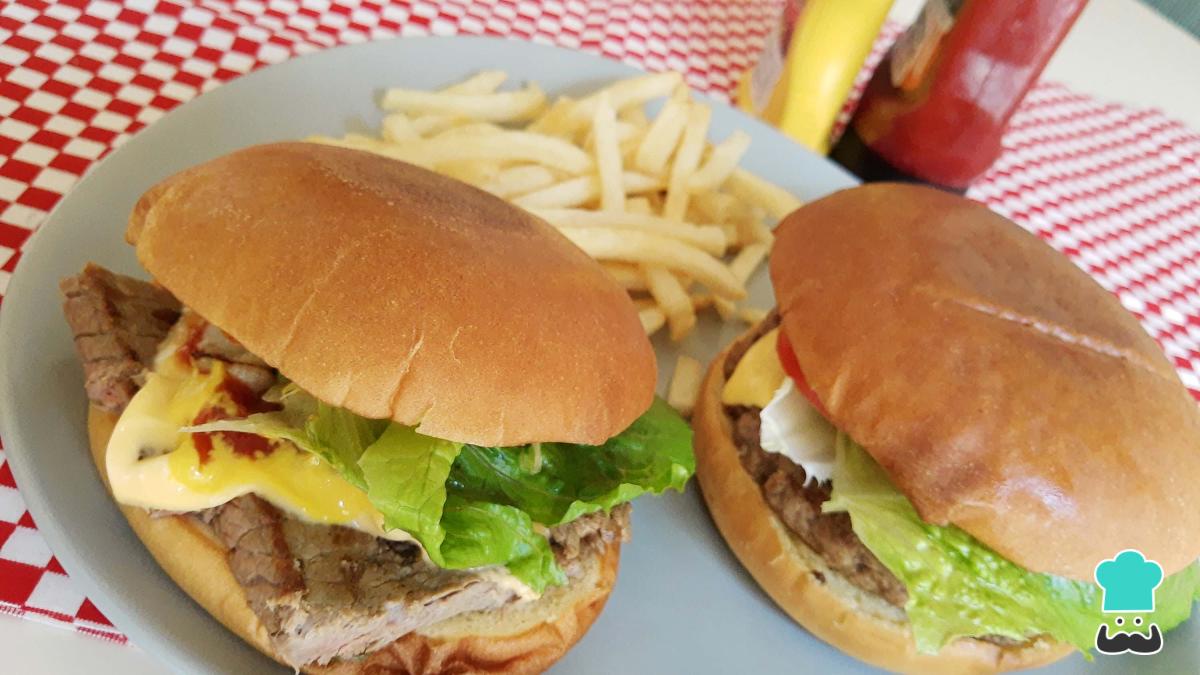 Receta de Hamburguesa de arrachera