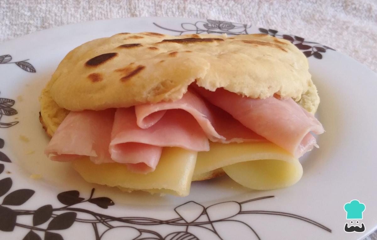 Receta de Arepas de harina de trigo