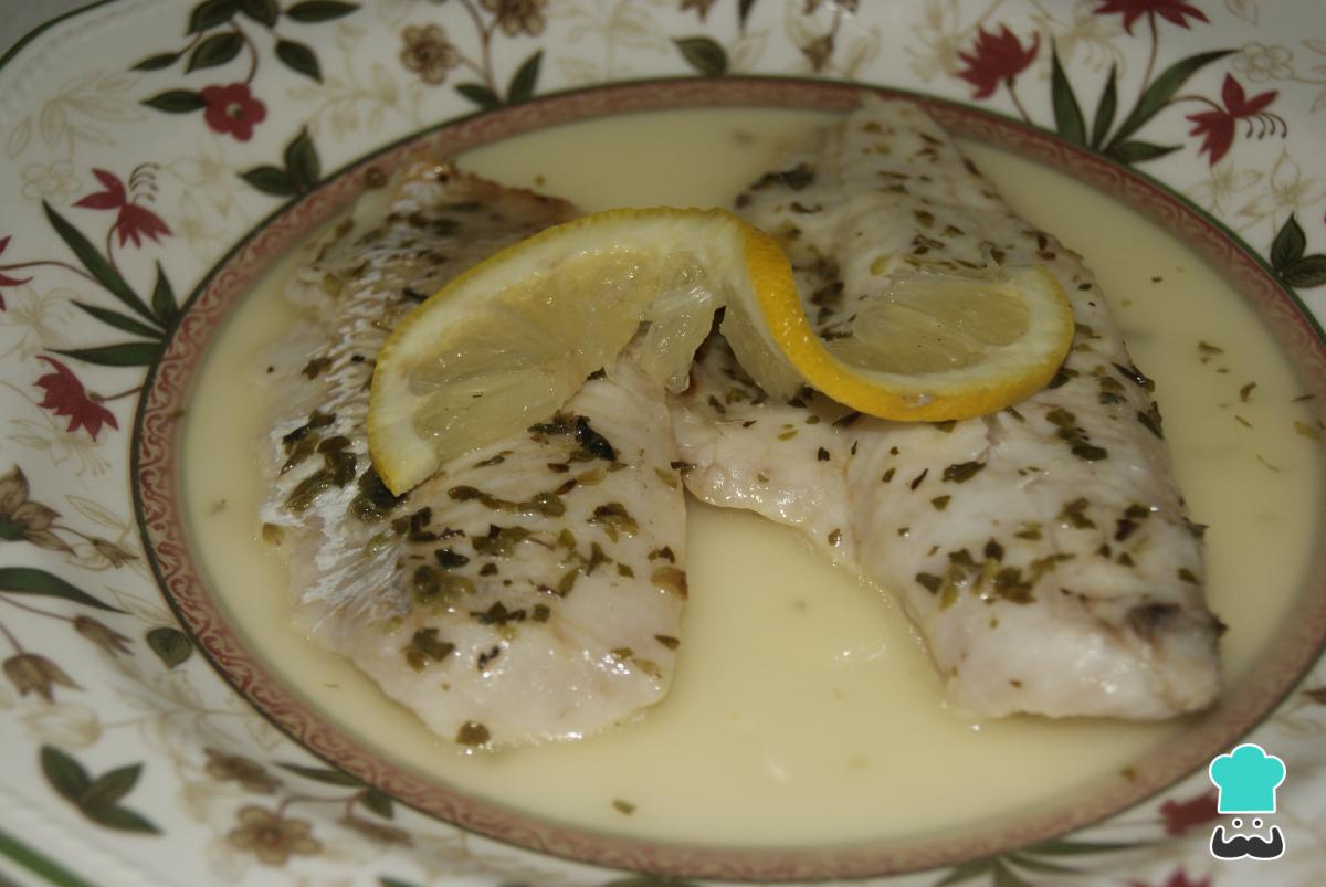 Receta de Merluza al microondas con limón