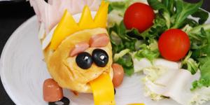 Receta de Sándwich para niños - Monstruo