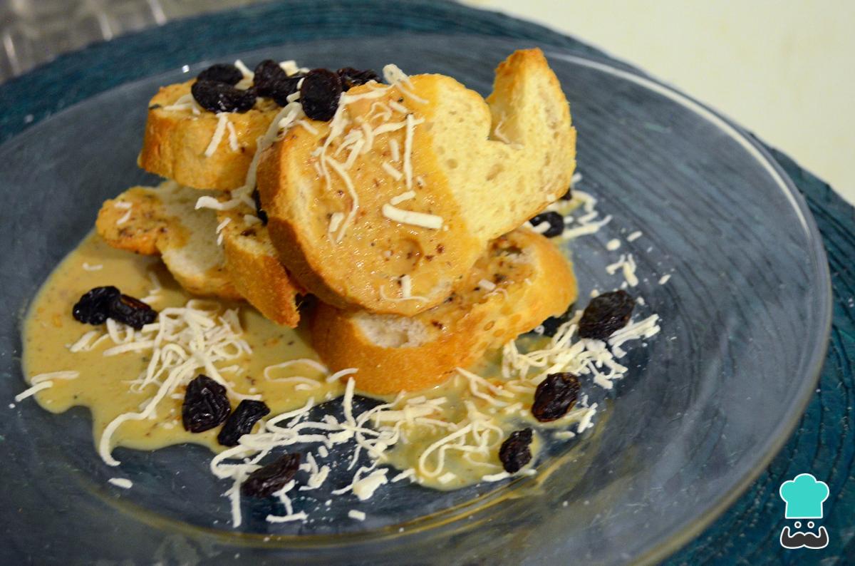 Receta de Capirotada blanca de lechera