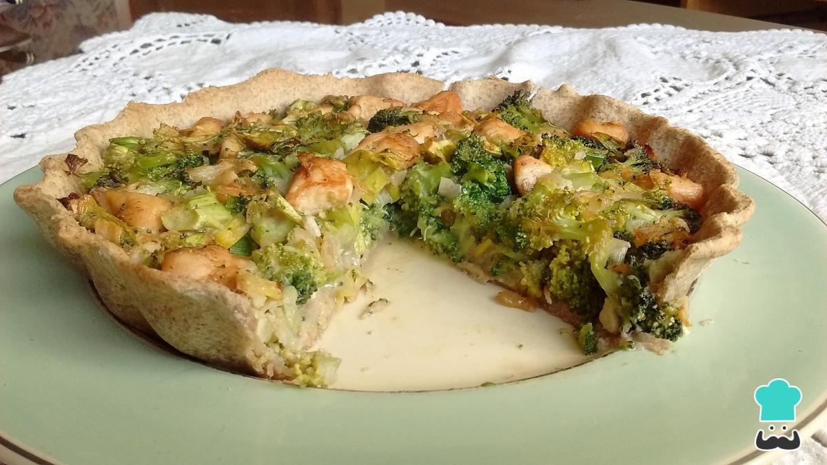 Receta de Tarta de brócoli y pollo