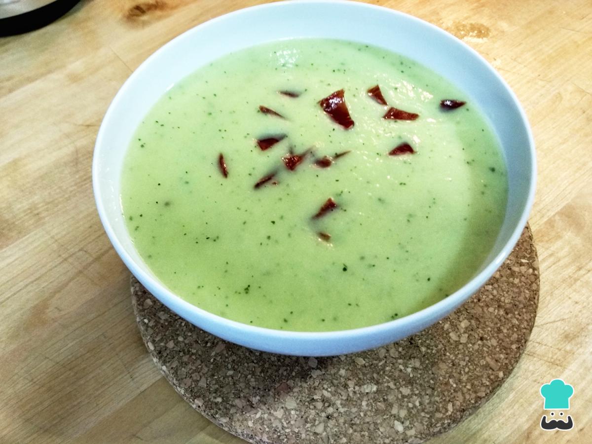 Receta de Crema de calabacín y puerro