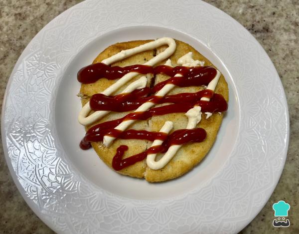 Receta de Arepa cabimera - Paso 8