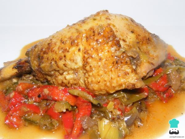 Receta de Escabeche de picantones con gambas al cava