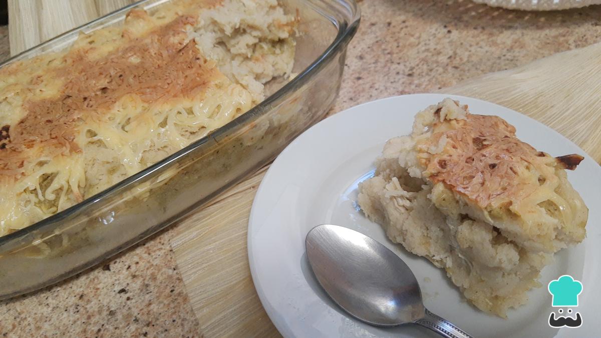 Receta de Pastel de tamales