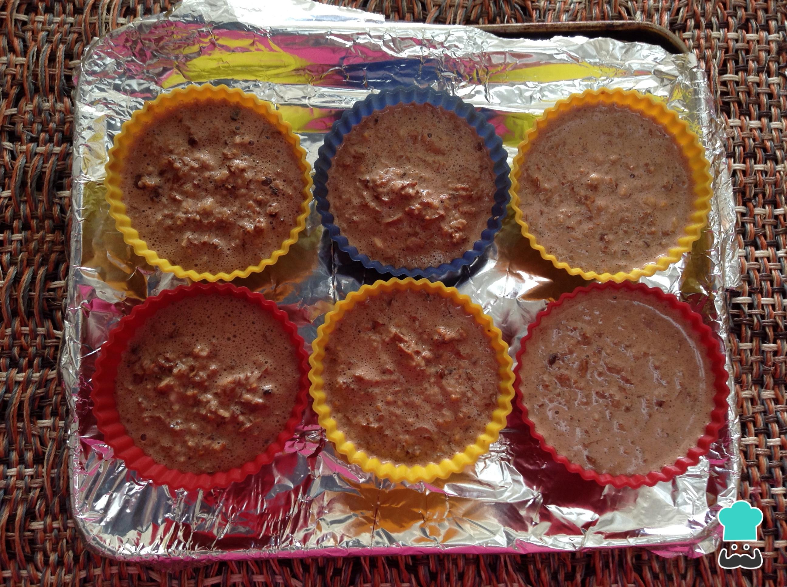 Cupcakes de chocolate sin gluten Fácil