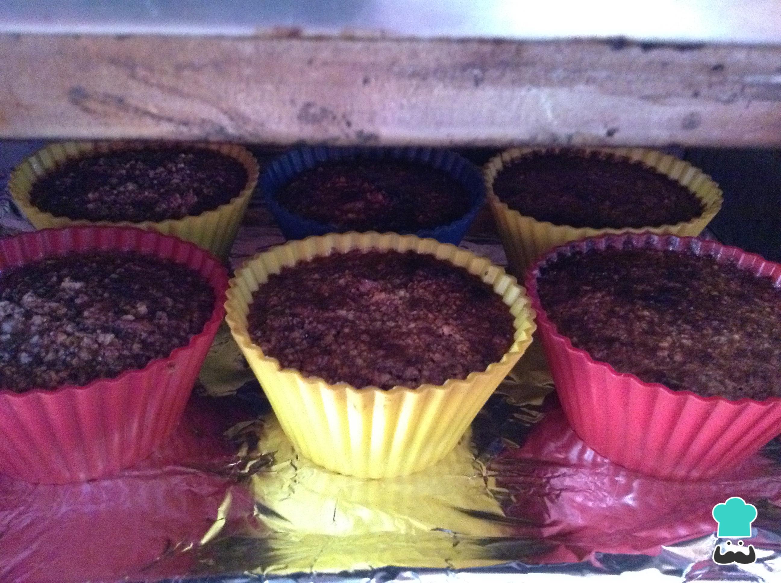 Cupcakes de chocolate sin gluten Fácil