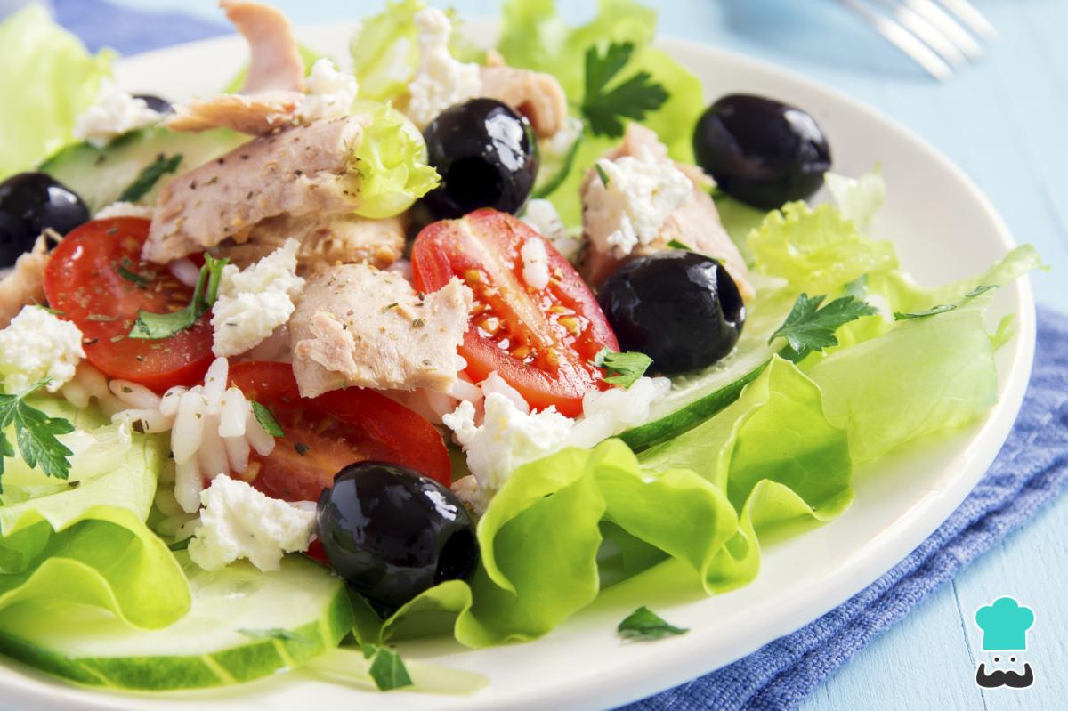 Receta de Ensalada de arroz con atún