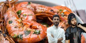 Pablo Suárez y Rubén Martínez, cocineros: “Los gambones quedan más jugosos si se cocinan al horno con 50 ml de vino blanco, ajo y pimentón”