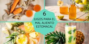 Jugos para el mal aliento estomacal