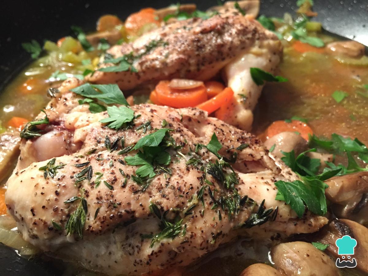 Receta de Pollo rápido en olla a presión