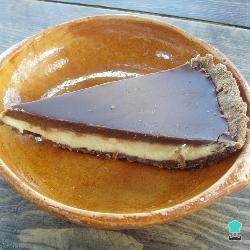 Receta de Pay de queso con chocolate