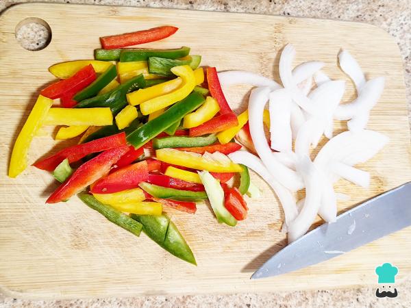 Receta de Tacos de alambre - Paso 2