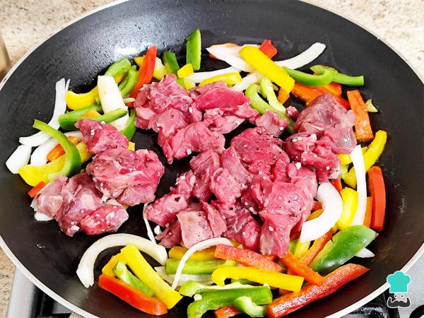 Receta de Tacos de alambre - Paso 4