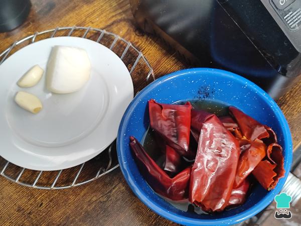 Receta de Enchiladas michoacanas - Paso 1