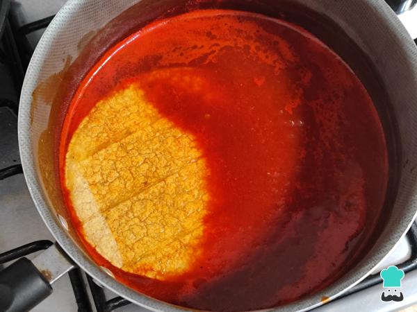 Receta de Enchiladas michoacanas - Paso 4