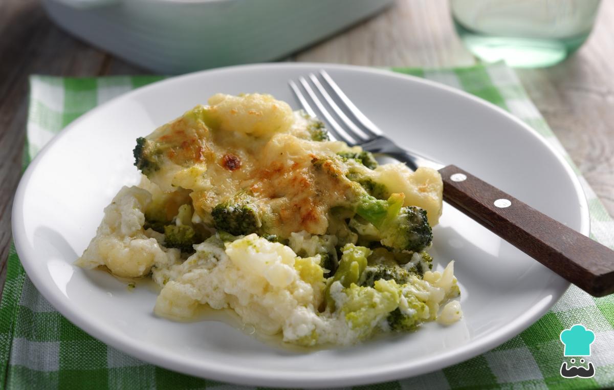 Receta de Brócoli y coliflor con papa